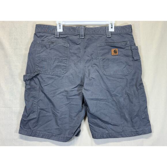 Carhartt Shorts Mens 40 Green B147 FAT Original Fit Carpenter Workwear Outdoor - Picture 2 of 7
